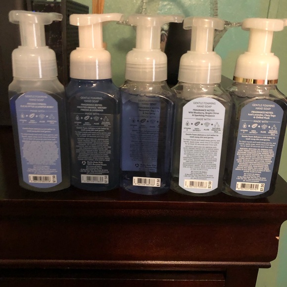 NWT Bath & Body Works 5 Pc Hand Soap - Picture 2 of 10